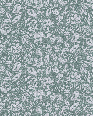 Dessin du papier peint Velours de Papier, motif Oeillet de Reine n°1