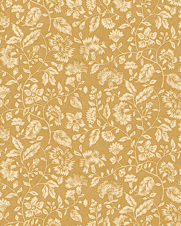 Dessin du papier peint Velours de Papier, motif Oeillet de Reine n°2