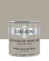 Pot de peinture murs Libéron Velours de Peinture, teinte Beige Quai de Seine, finition mate veloutée.