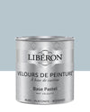 Pot de peinture murs Libéron Velours de Peinture, teinte Bleu Embruns, finition mate veloutée.