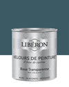 Pot de peinture murs Libéron Velours de Peinture, teinte Bleu d'Auvergne, finition mate veloutée.