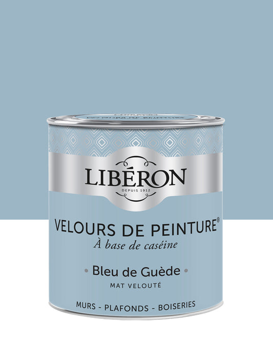 Peinture Murs - Velours de Peinture - BLEU DE GUEDE