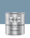 Pot de peinture murs Libéron Velours de Peinture, teinte Bleu de Nîmes, finition mate veloutée.