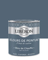 Pot de peinture murs Libéron Velours de Peinture, teinte Bleu de Chauffe Libéron, finition mate veloutée.