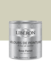 Pot de peinture murs Libéron Velours de Peinture, teinte Écru Brut, finition mate veloutée.