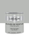 Pot de peinture murs Libéron Velours de Peinture, teinte Gris Sarrazin, finition mate veloutée.