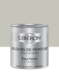 Pot de peinture murs Libéron Velours de Peinture, teinte Pierre de Taille, finition mate veloutée.