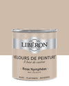 Pot de peinture murs Libéron Velours de Peinture, teinte Rose Nymphéas, finition mate veloutée.