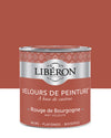 Pot de peinture murs Libéron Velours de Peinture, teinte Rouge de Bourgogne, finition mate veloutée.