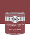 Pot de peinture murs Libéron Velours de Peinture, teinte Rouge Odéon, finition mate veloutée.