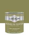Pot de peinture murs Libéron Velours de Peinture, teinte Vert Herbarium, finition mate veloutée.