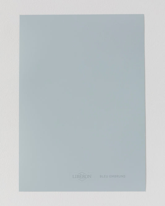 Échantillon de peinture Velours de Peinture Libéron, teinte Bleu Embruns
