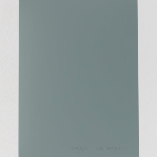 Échantillon de peinture Velours de Peinture Libéron, teinte Bleu Neptune