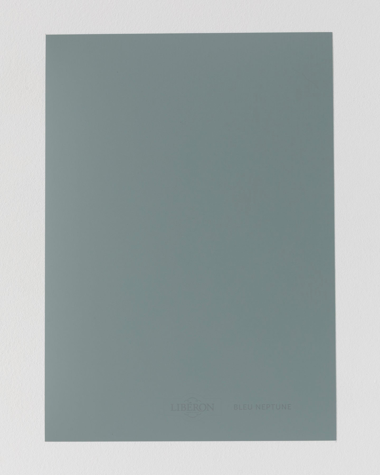 Échantillon de peinture Velours de Peinture Libéron, teinte Bleu Neptune