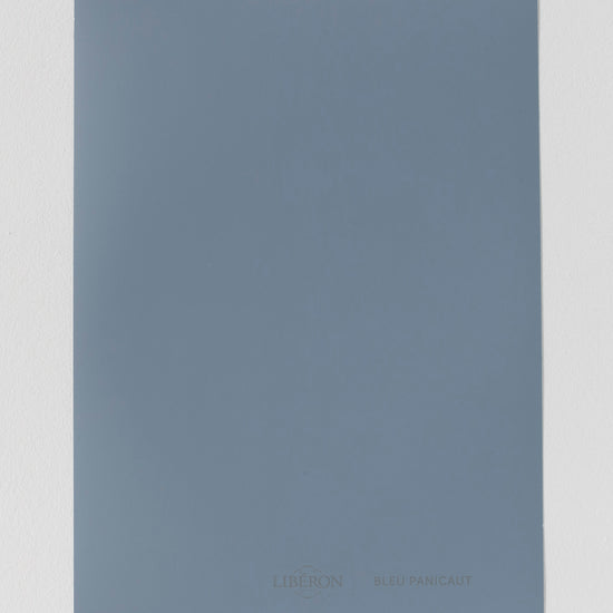 Échantillon de peinture Velours de Peinture Libéron, teinte Bleu Panicaut