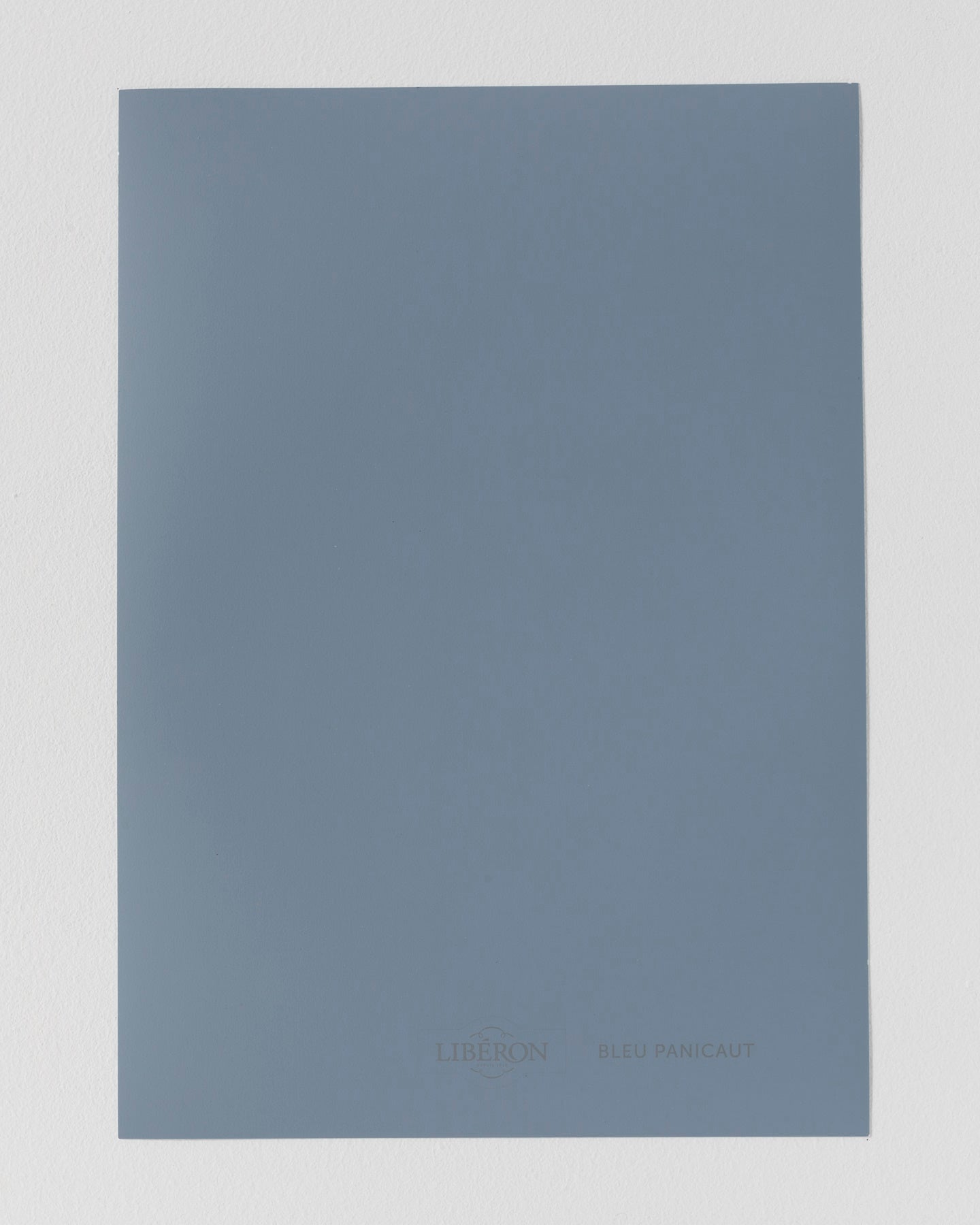 Échantillon de peinture Velours de Peinture Libéron, teinte Bleu Panicaut