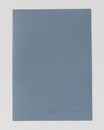 Échantillon de peinture Velours de Peinture Libéron, teinte Bleu Panicaut