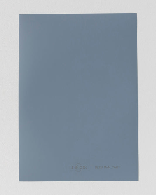 Échantillon de peinture Velours de Peinture Libéron, teinte Bleu Panicaut