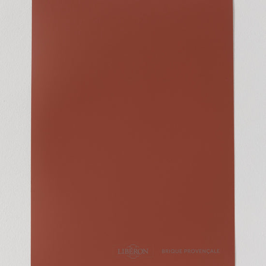 Échantillon de peinture Velours de Peinture Libéron, teinte Brique Provençale