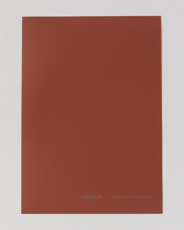 Échantillon de peinture Velours de Peinture Libéron, teinte Brique Provençale