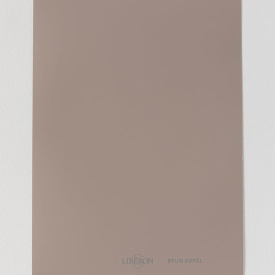 Échantillon de peinture Velours de Peinture Libéron, teinte Brun Eiffel