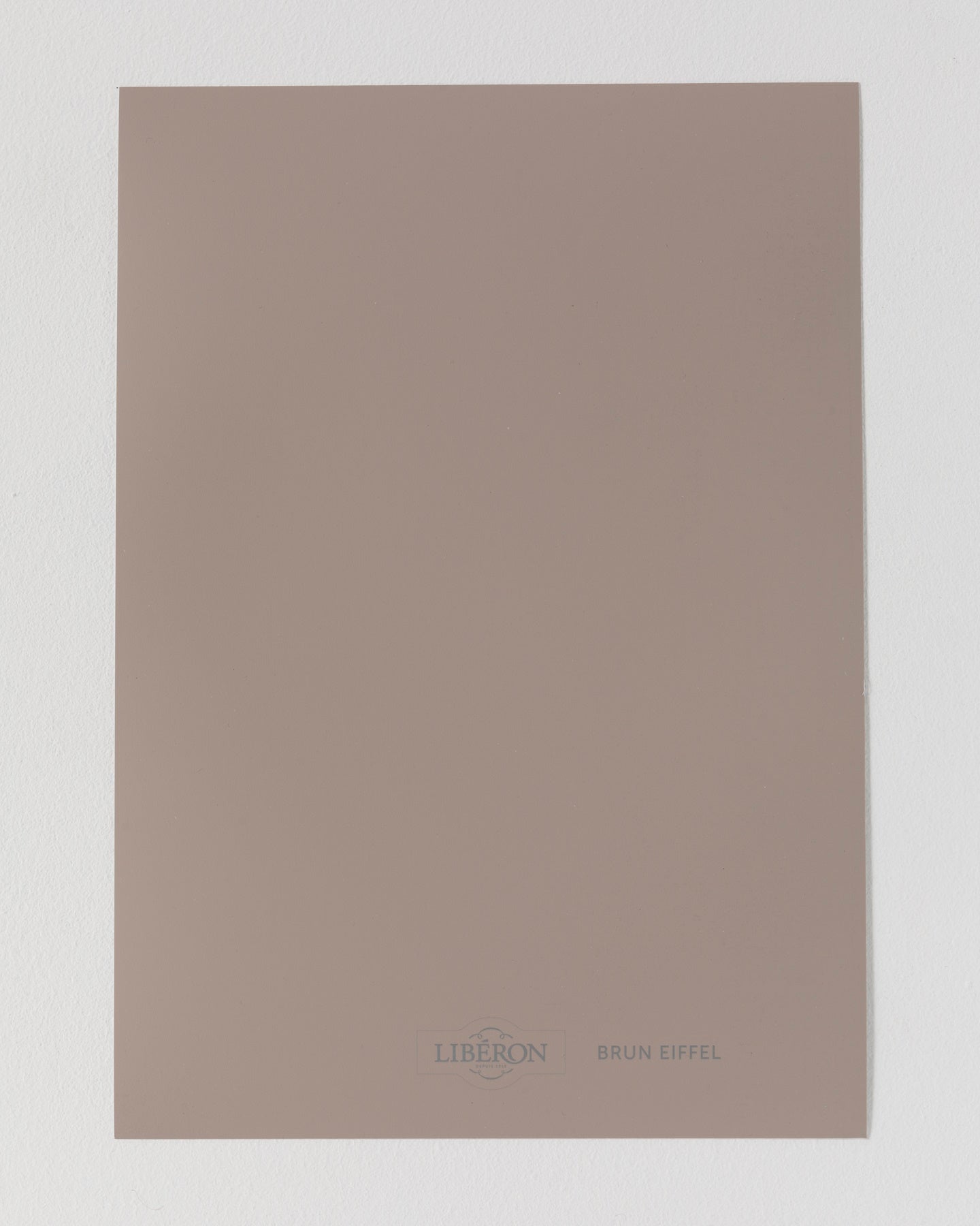 Échantillon de peinture Velours de Peinture Libéron, teinte Brun Eiffel