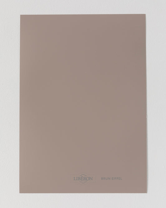 Échantillon de peinture Velours de Peinture Libéron, teinte Brun Eiffel