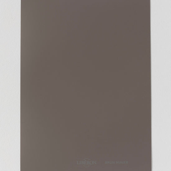 Échantillon de peinture Velours de Peinture Libéron, teinte Brun Minier