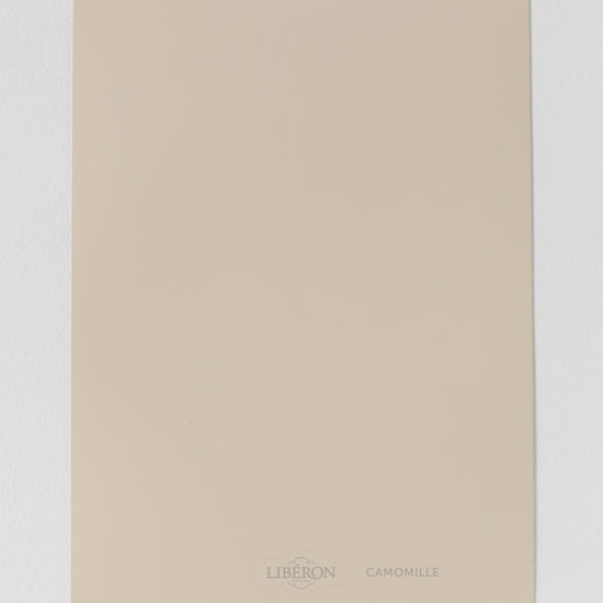 Échantillon de peinture Velours de Peinture Libéron, teinte Camomille