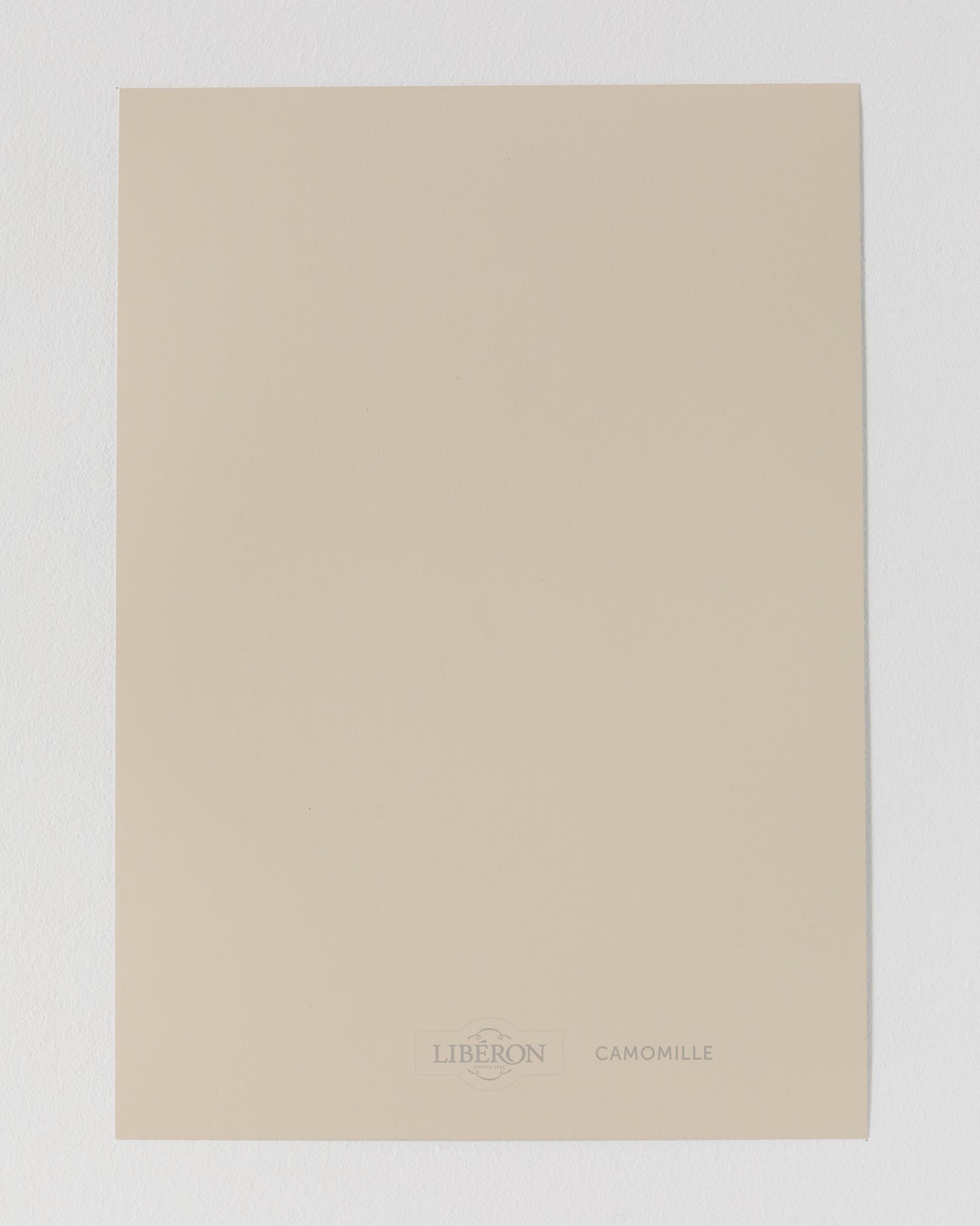 Échantillon de peinture Velours de Peinture Libéron, teinte Camomille