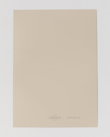 Échantillon de peinture Velours de Peinture Libéron, teinte Camomille