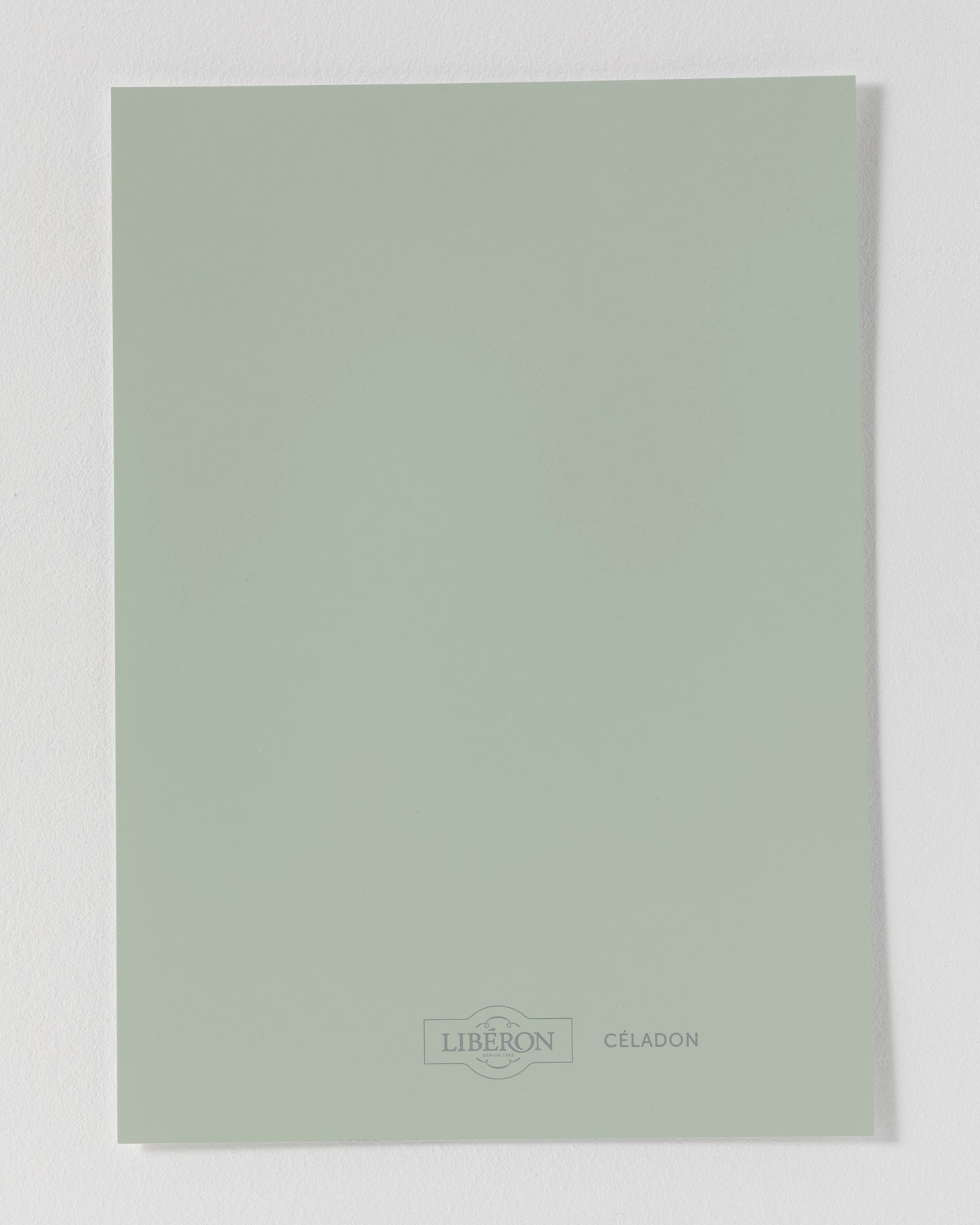 Échantillon de peinture Velours de Peinture Libéron, teinte Céladon