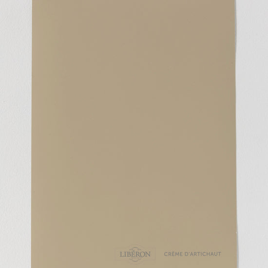 Échantillon de peinture Velours de Peinture Libéron, teinte Crème d'Artichaut