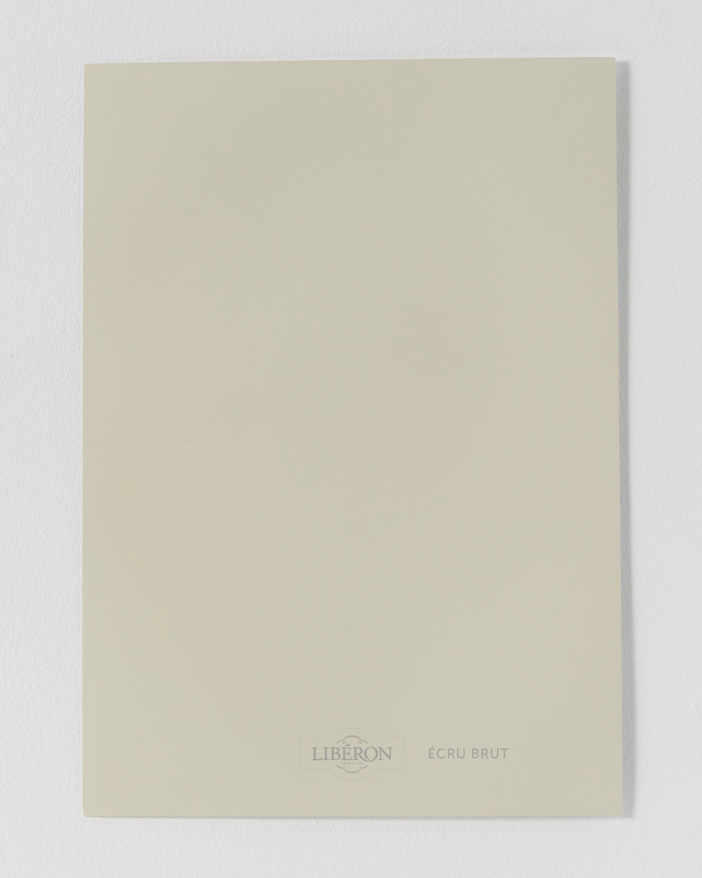 Échantillon de peinture Velours de Peinture Libéron, teinte Écru Brut