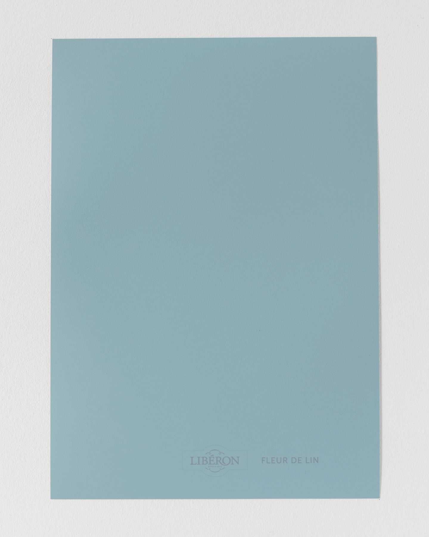 Échantillon de peinture Velours de Peinture Libéron, teinte Fleur de Lin