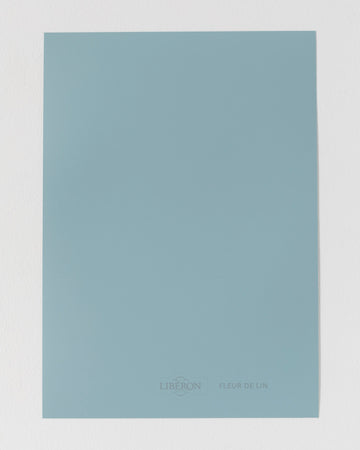 Échantillon de peinture Velours de Peinture Libéron, teinte Fleur de Lin