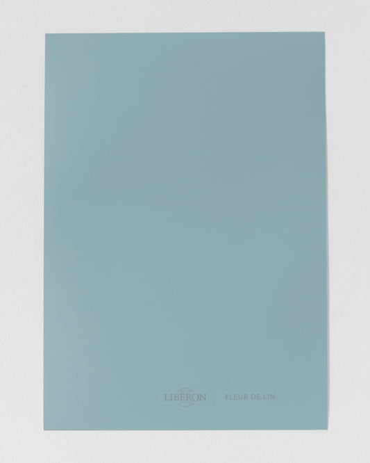 Échantillon de peinture Velours de Peinture Libéron, teinte Fleur de Lin