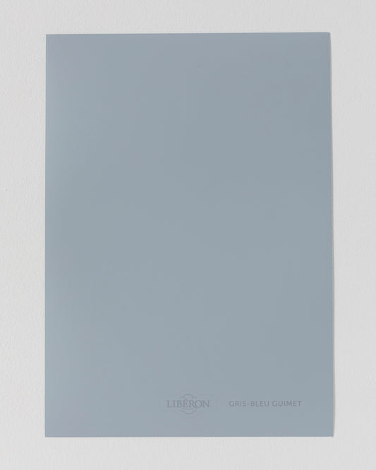 Échantillon de peinture Velours de Peinture Libéron, teinte Gris-Bleu Guimet