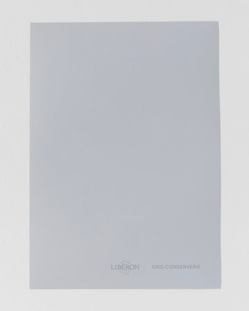 Échantillon de peinture Velours de Peinture Libéron, teinte Gris Conserverie