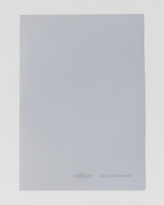 Échantillon de peinture Velours de Peinture Libéron, teinte Gris Conserverie