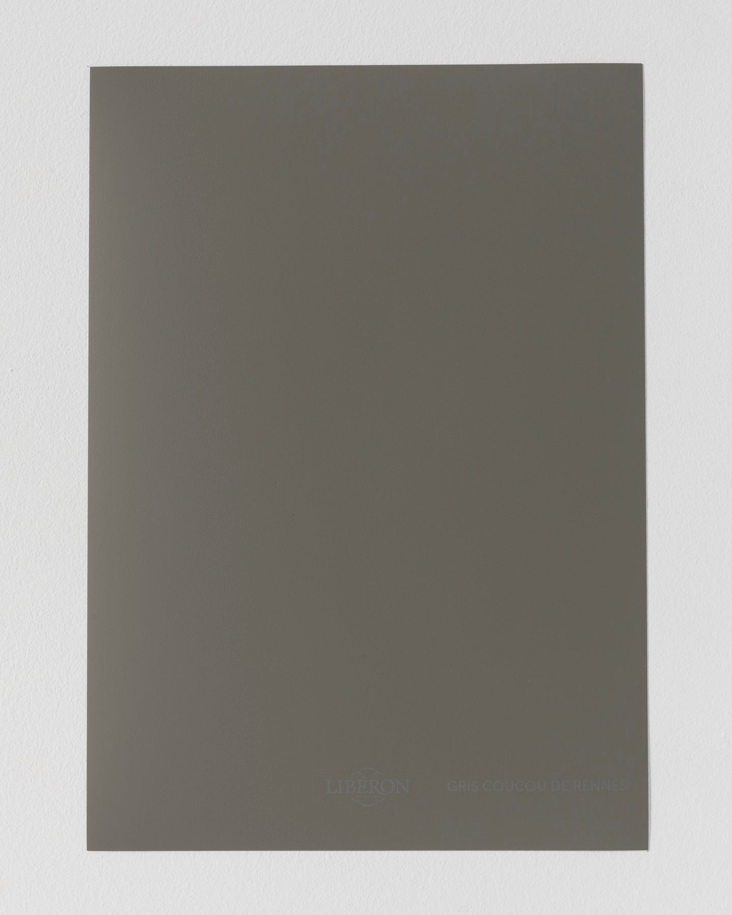 Échantillon de peinture Velours de Peinture Libéron, teinte Gris Coucou de Rennes