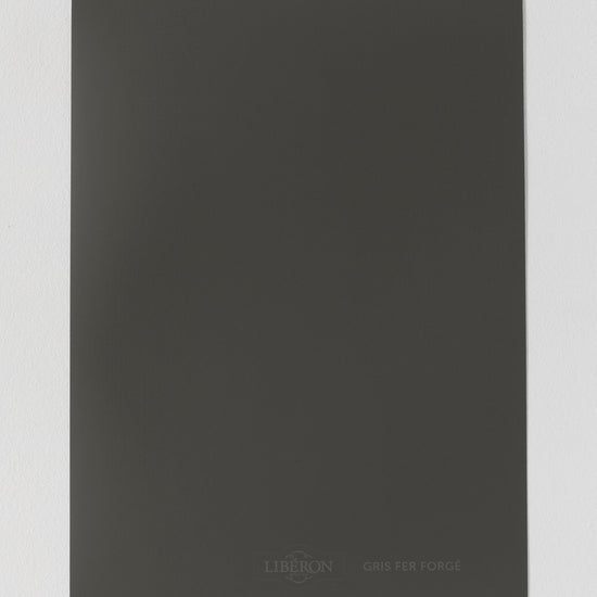 Échantillon de peinture Velours de Peinture Libéron, teinte Gris Fer Forgé