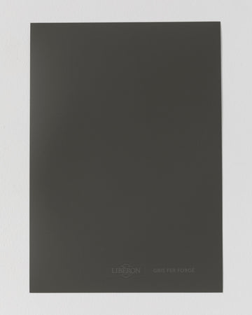 Échantillon de peinture Velours de Peinture Libéron, teinte Gris Fer Forgé