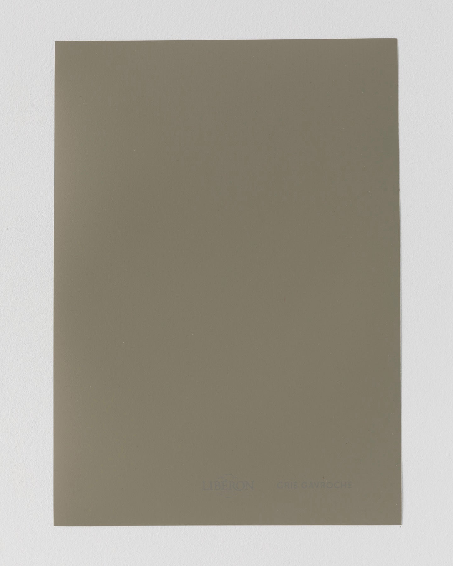 Échantillon de peinture Velours de Peinture Libéron, teinte Gris Gavroche