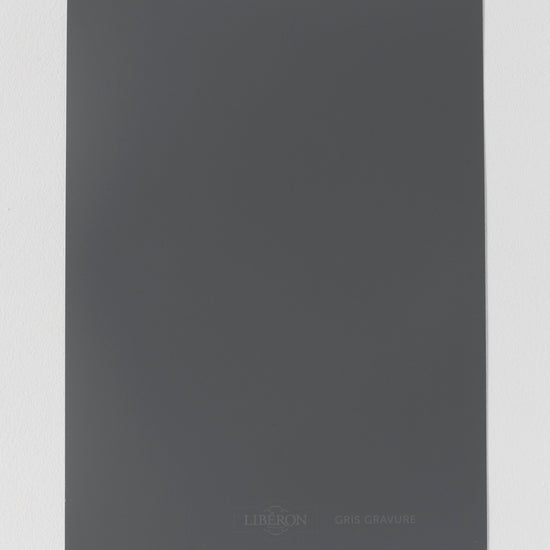 Échantillon de peinture Velours de Peinture Libéron, teinte Gris Gravure