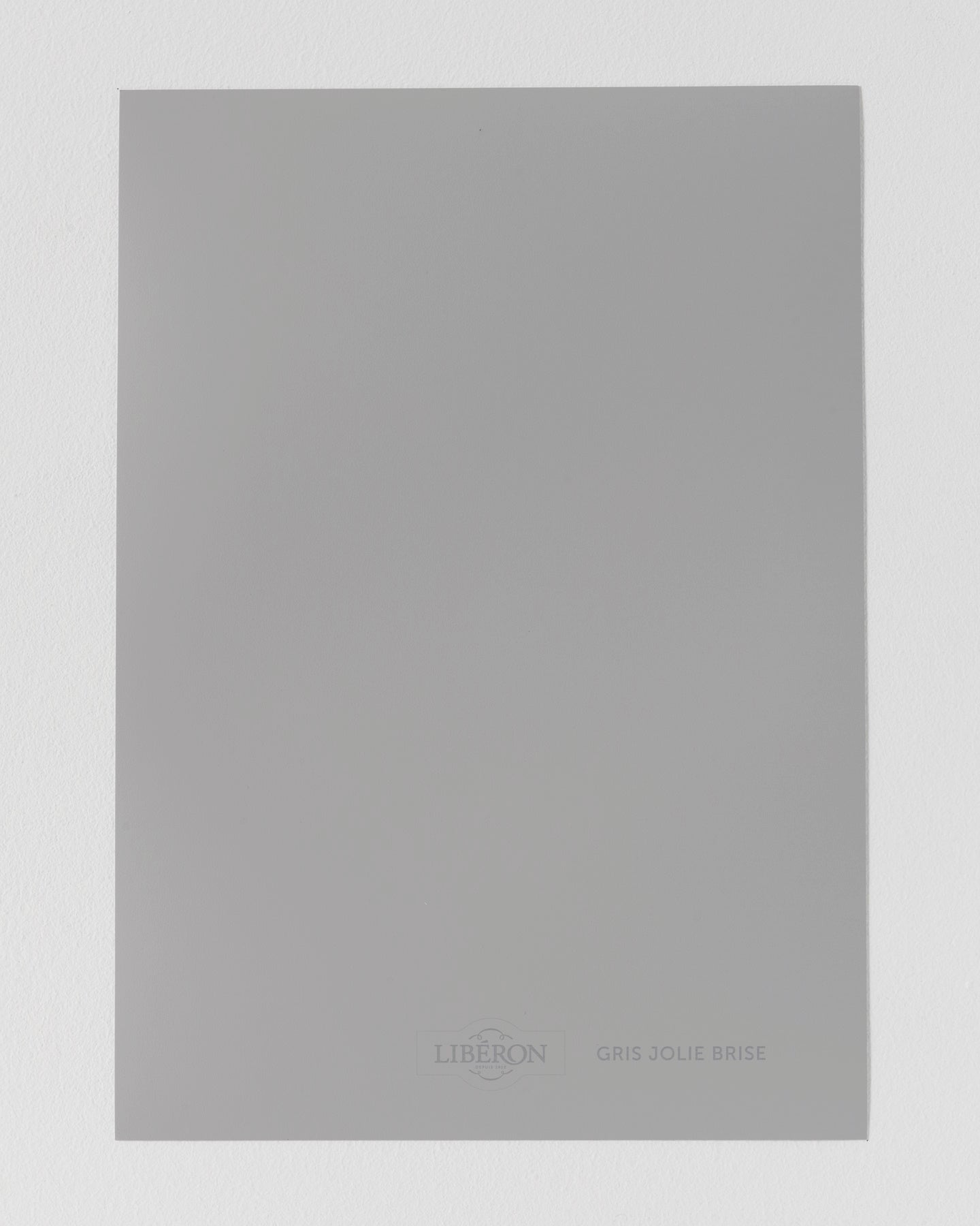 Échantillon de peinture Velours de Peinture Libéron, teinte Gris Jolie Brise