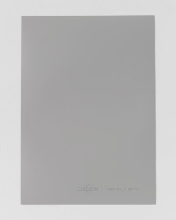 Échantillon de peinture Velours de Peinture Libéron, teinte Gris Jolie Brise