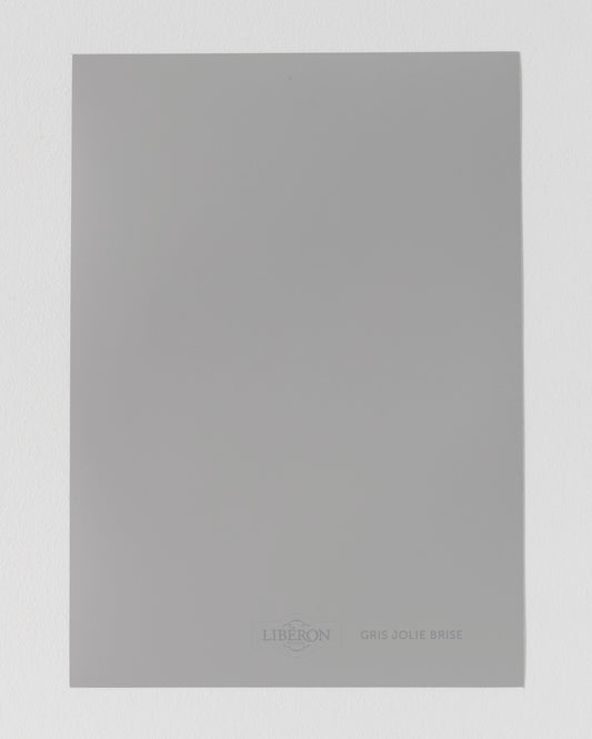 Échantillon de peinture Velours de Peinture Libéron, teinte Gris Jolie Brise