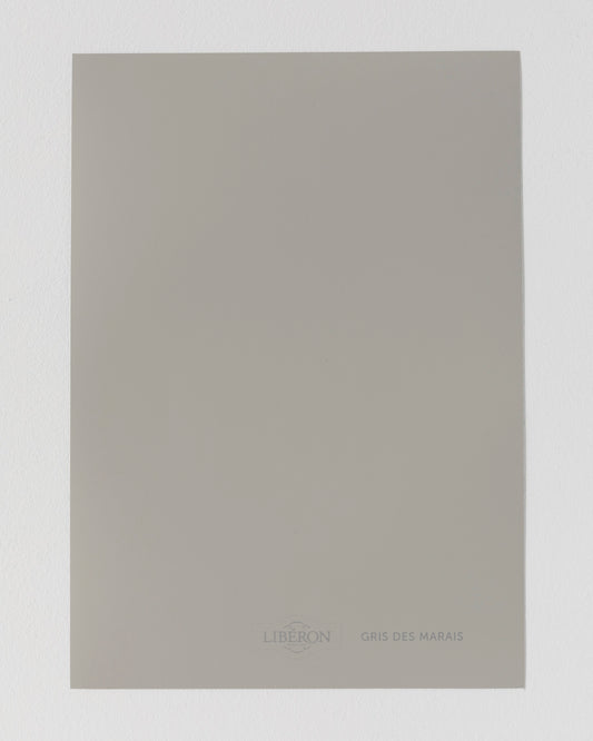 Échantillon de peinture Velours de Peinture Libéron, teinte Gris des Marais