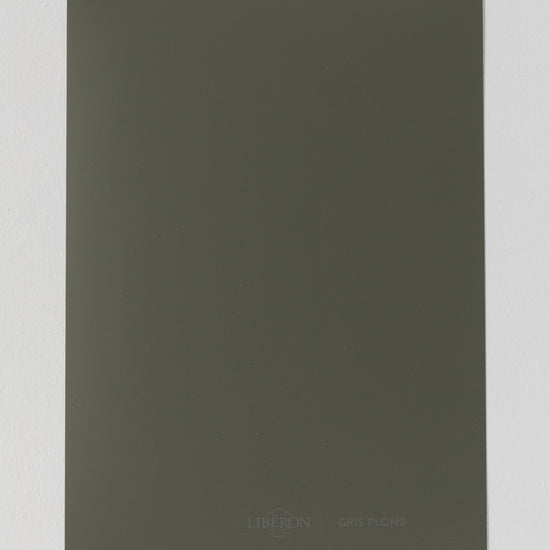Échantillon de peinture Velours de Peinture Libéron, teinte Gris Plomb